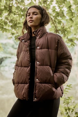 DSGN Studio Sport Zip Through Puffer Coat