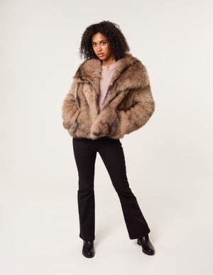 Faux Fur Coat