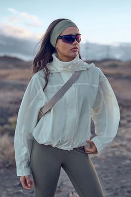 DSGN Studio Funnel Neck Hooded Waterproof Windbreaker