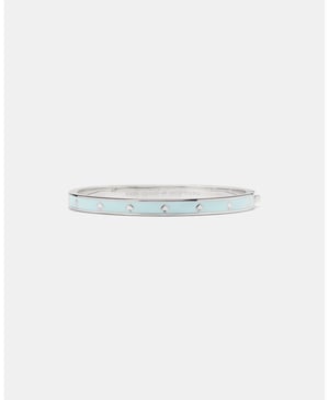 Spot The Spade Enamel Hinged Bangle