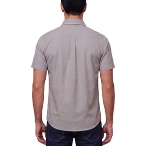 Mens Oxford Shirts Short Sleeve Plain Top Casual Lightweight Cotton Formal Shirt