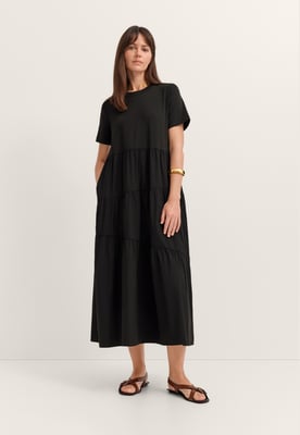 Bugatti Damen Zomerjurk met asymmetrische plooien