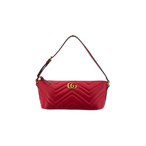Gucci leren schoudertas GG Marmont
