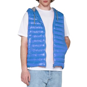 Herno Gewatteerde Bodywarmer met Capuchon en Rits