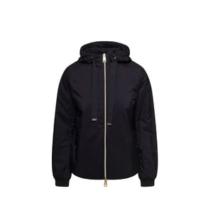 Herno Matzwarte Bomberjas met Capuchon