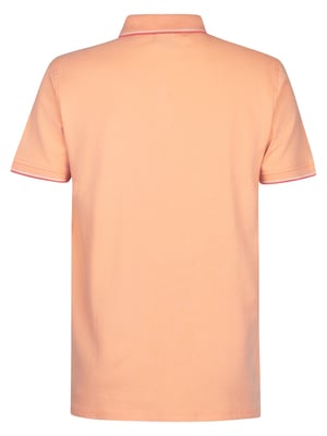 Petrol Industries - Heren Klassieke Polo Wave - Oranje