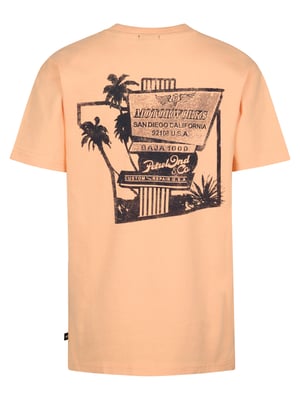 Petrol Industries - Jongens T-shirt met rugprint Mezcal - Oranje