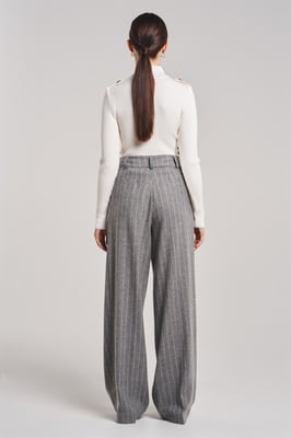 BENU Witte Dames Merino Wool Coltrui
