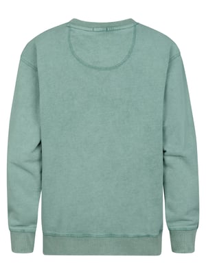 Petrol Industries - Jongens Bedrukte sweater met ronde hals Ranchero - Groen