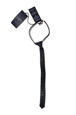 Saint Laurent, sprucket läderhalsband