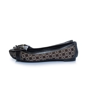 Emporio Armani, geweven gesp ballerina's