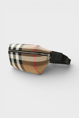 Burberry Sonny Nova Check Bumbag Taupe Brown