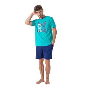 Heren Zomer Korte Pyjama's MU9