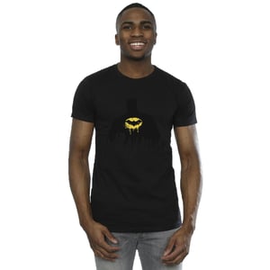 DC Comics Mens Batman Shadow Paint T-Shirt (Black)