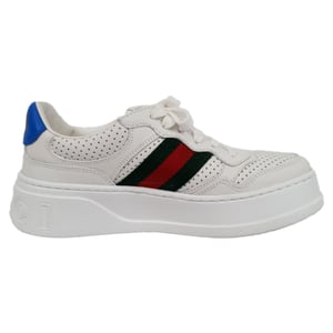 Gucci Chunky B Sneakers in White Leather