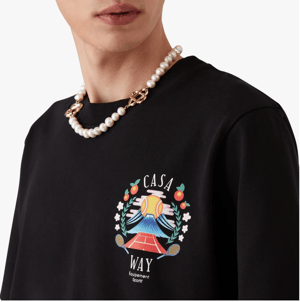 Casablanca Men's Casaway Mountain T-Shirt Black