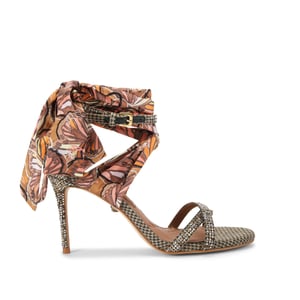 Kurt Geiger London Scarf Wrap T Bar Sandal Sandals