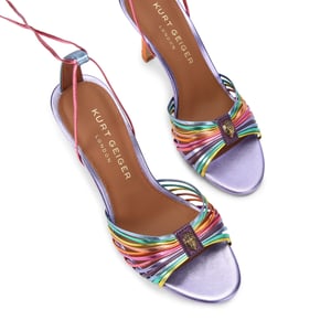 Kurt Geiger London Leather Multi Strap Tie Sandal Sandals