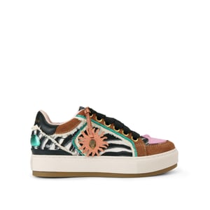 Kurt Geiger London Suede Fabric Southbank Tag Sneakers