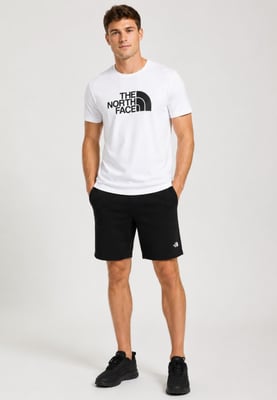 The North Face Mens SS Easy Tee and Graphic Shorts Set in White / Black