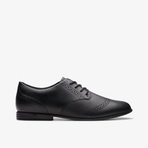 FinjaBrogue Y. Black Leather Schoenen