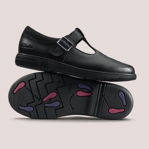 Jazzy Tap K. Black Leather Schoenen
