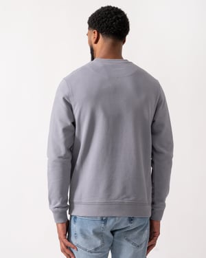 Crew Neck Sweatshirt in Dark Grey