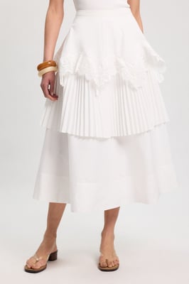 Ruffled Maxi Skirt
