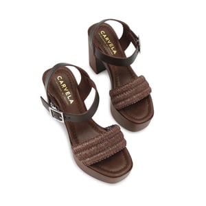 Carvela Leather Sassari Block Sandals