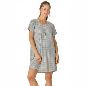 Women's Summer Nightgown Short Sleeve JJB27