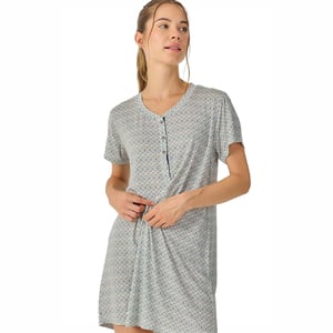 Women's Summer Nightgown Short Sleeve JJB27