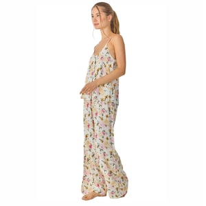 Women's Summer Pyjamas with Straps and Flowy Long Pants JJB33