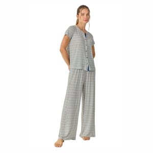 Women's Summer Pyjamas with Flowy Long Pants JJB28