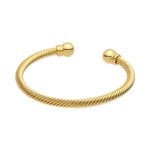 Luxenter armband afgewerkt in 18 karaat geel goud - Muha