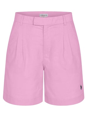 U.S. Polo Assn. dames linnen shorts van linnen-katoenmix