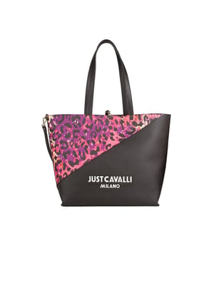 Just Cavalli Shoppingväska Fuxia Multi Print