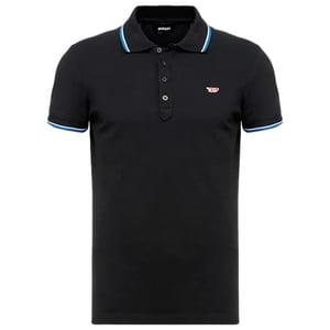 Diesel Polo Shirt Mens Black T-Randy Short Sleeve