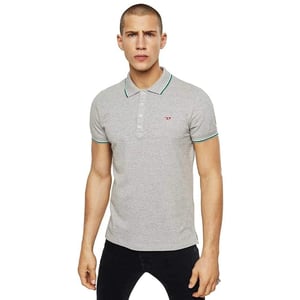Diesel Polo Shirt Mens Grey T-Randy Short Sleeve