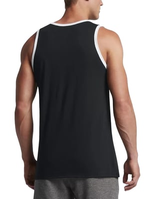 Nike Air Mens Athletic Black/White Vest Tank Top