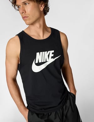 Nike Air Mens Athletic Black Vest Tank Top