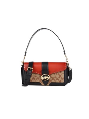 Coach Axelfodral Guld/Khaki/Terracotta
