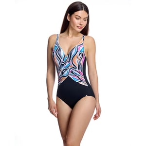 Women's Swimsuit Cross Neckline Bathing Suit W260270
