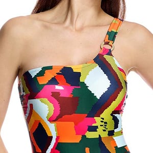 Women's Swimsuit Asymmetrical Bathing Suit W260111