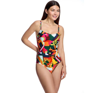 Women's Swimsuit Straight Neckline Bathing Suit W260181