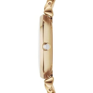 Emporio Armani AR1907 Moeder van Parel Wijzerplaat Gouden Stalen Dameshorloge