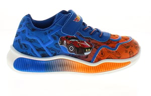 Hot Wheels Boys Trainers Younger Boys light-up Mance Elastic Lace blue