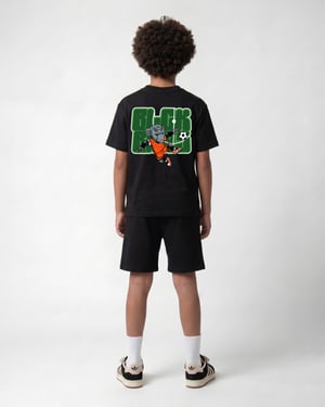 Black Bananas Kinderen World Cup Twin Set, Zwart