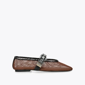 Lucia Brown Ballet Flats