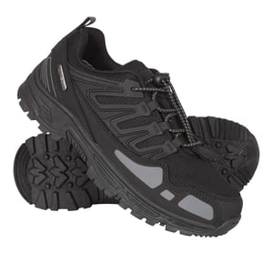 Mountain Warehouse Kinderen/Leren Charge Waterdichte Wandelschoenen (Zwart)