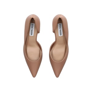 Leather Vena Camel Leather Heels